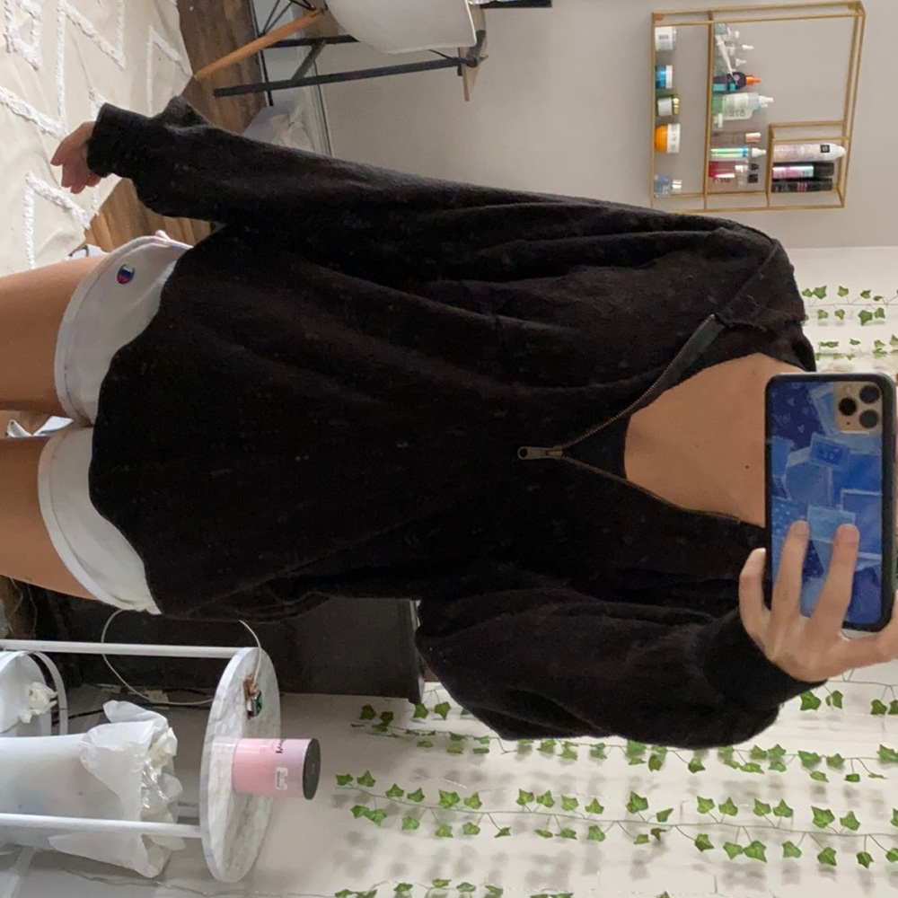 urban outfitters quarter zip with hood